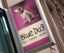 Blue Dog sign